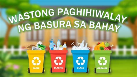 Wastong pagtapon ng basura waste management